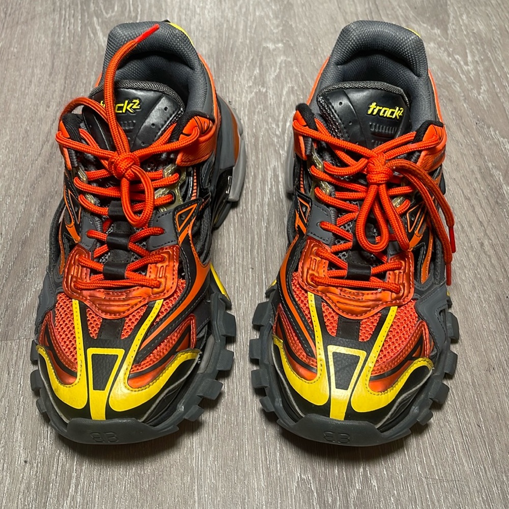 Balenciaga Track 2 Trainer 'Orange Black'